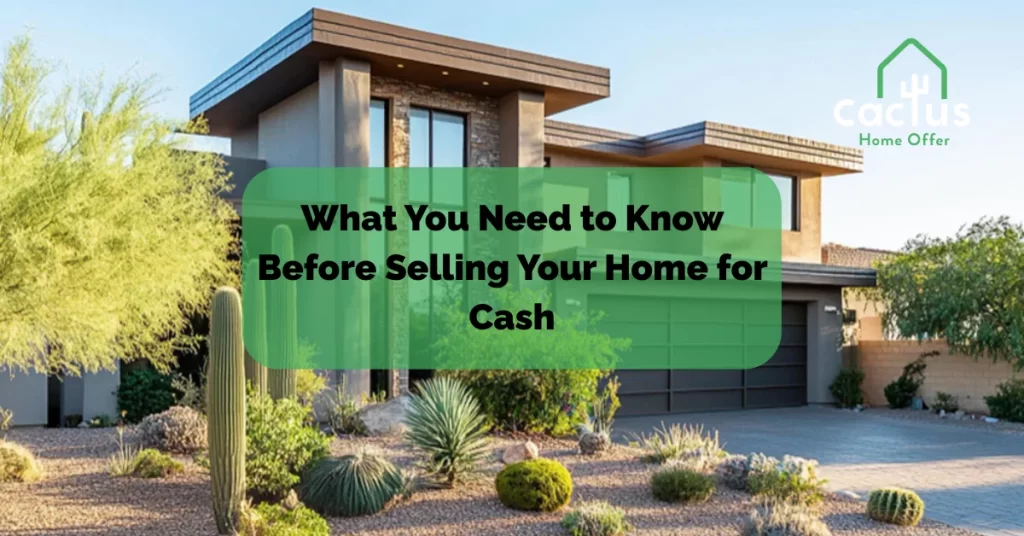 What You Need to Know Before Selling Your Home for Cash
